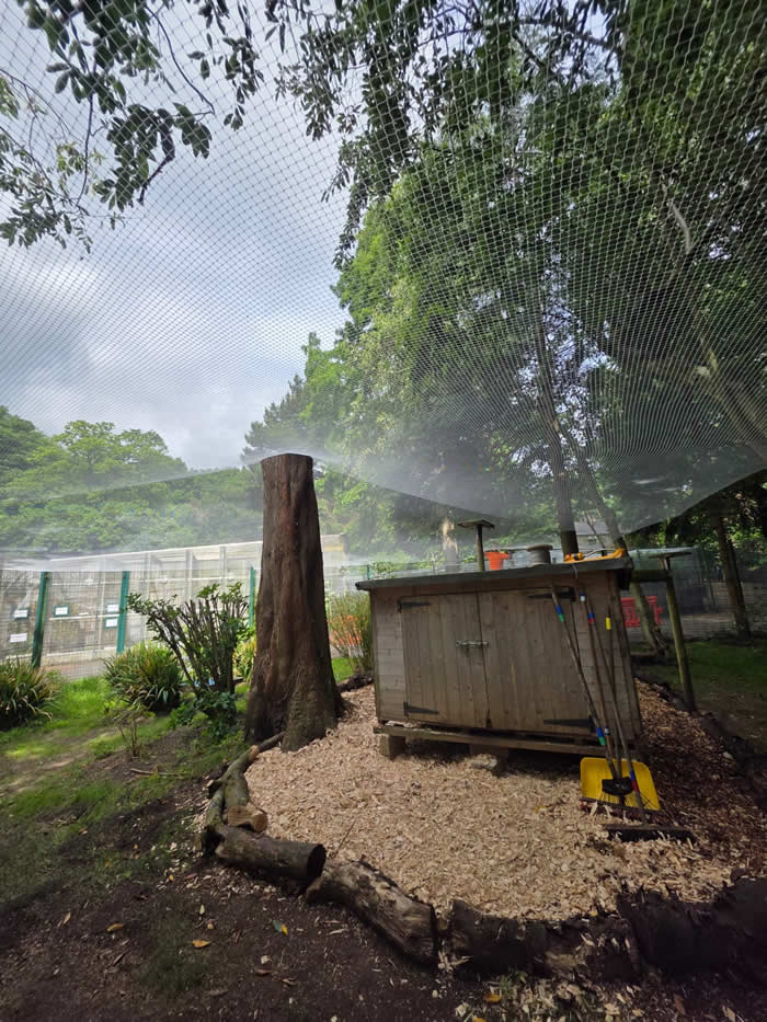 Dual-Purpose Aviary Netting
